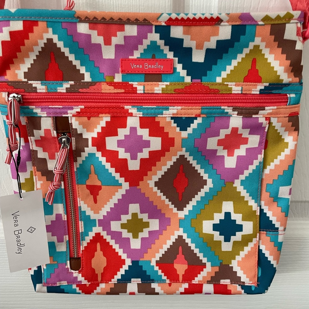 NWT Vera Bradley Hacienda Diamonds Crossbody Bag - Picture 2 of 11